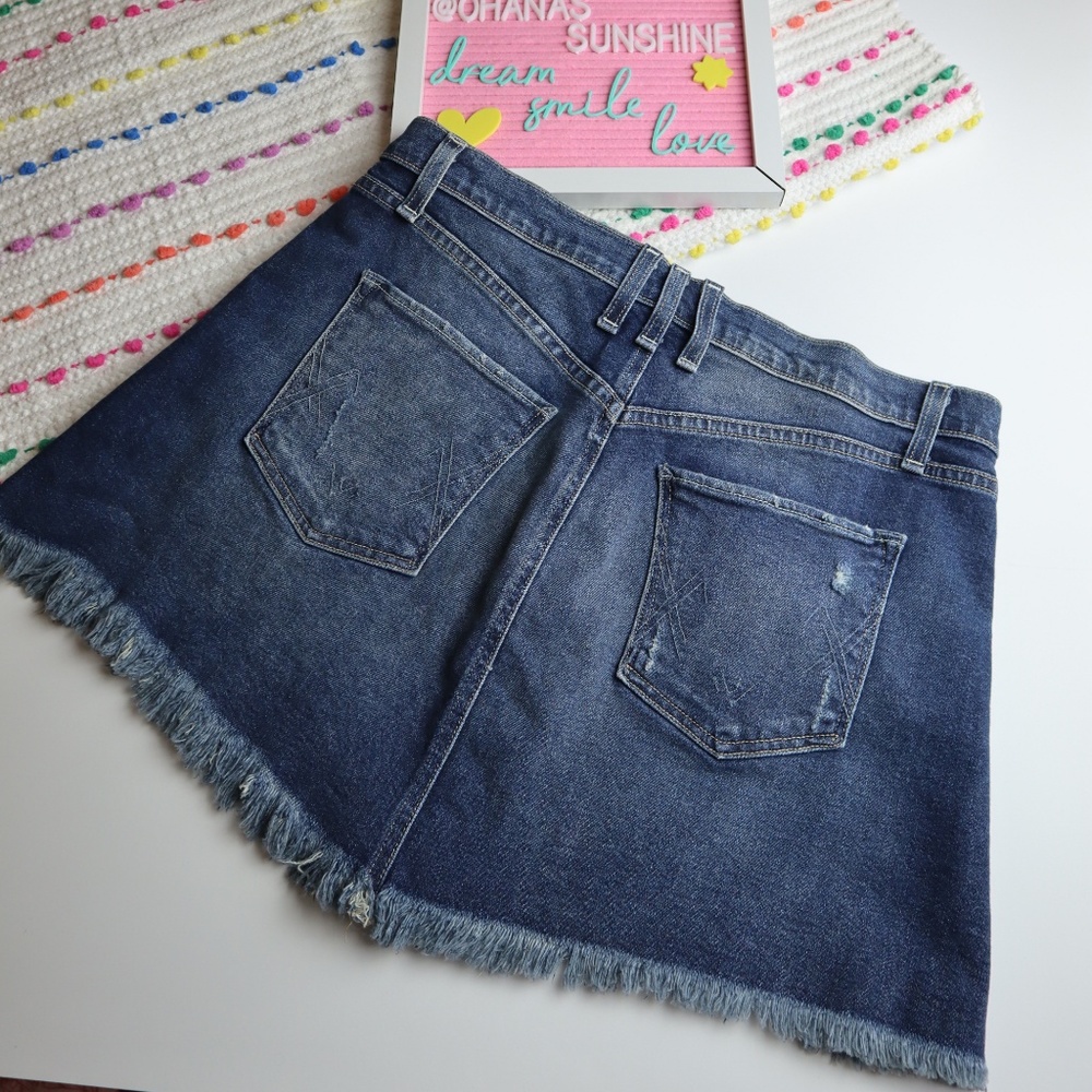 McGuire Denim Distressed Mini Skirt Size 14 - Picture 5 of 5